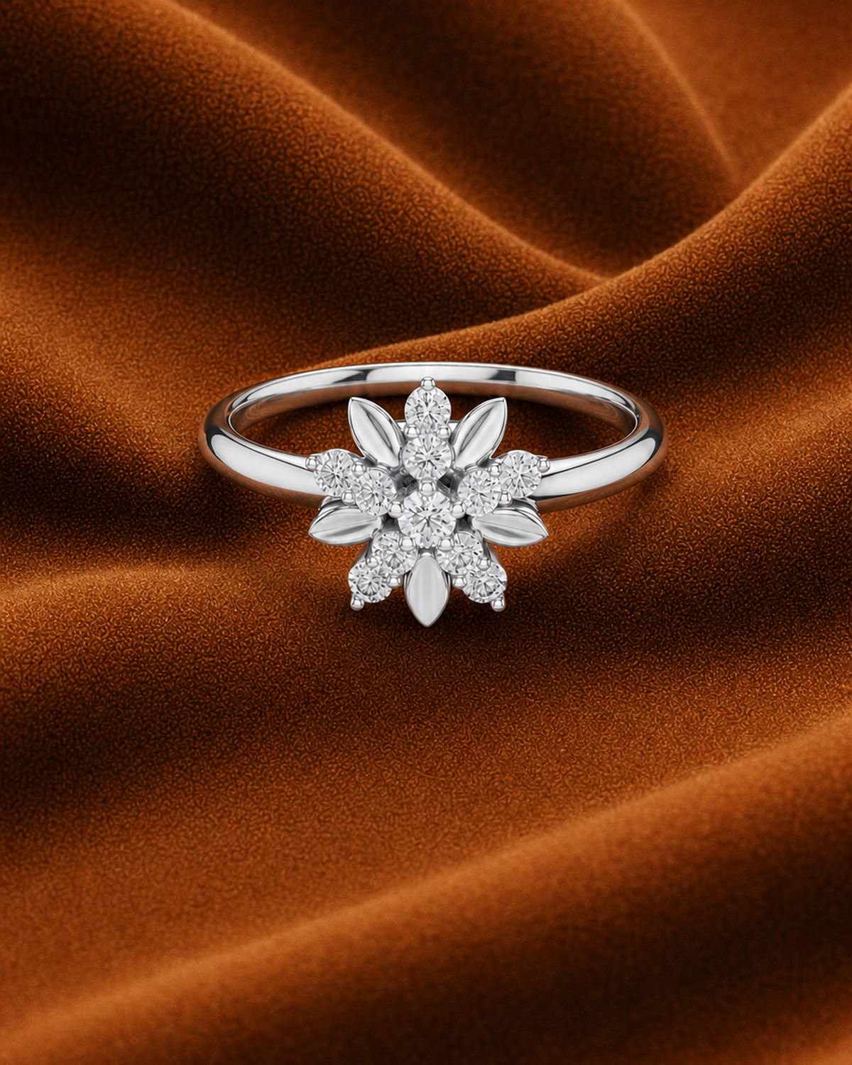 Floral Starburst Ring by MONICONIC