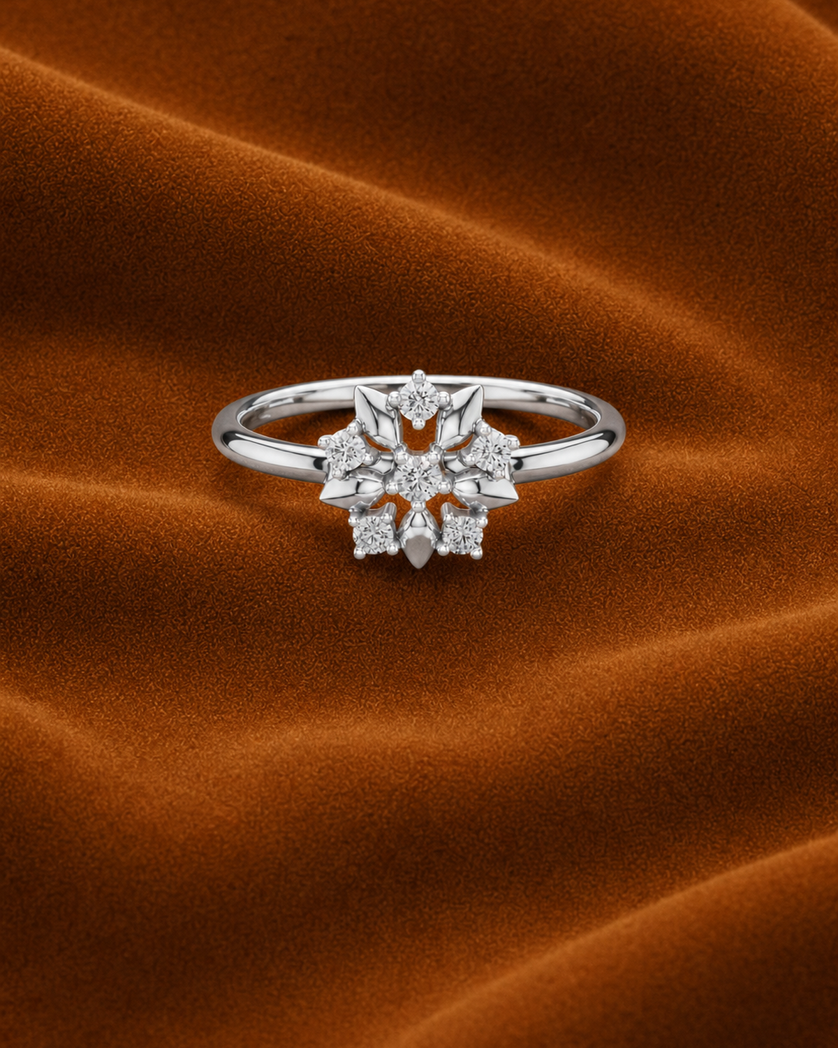 Floral Cluster Ring by MONICONIC