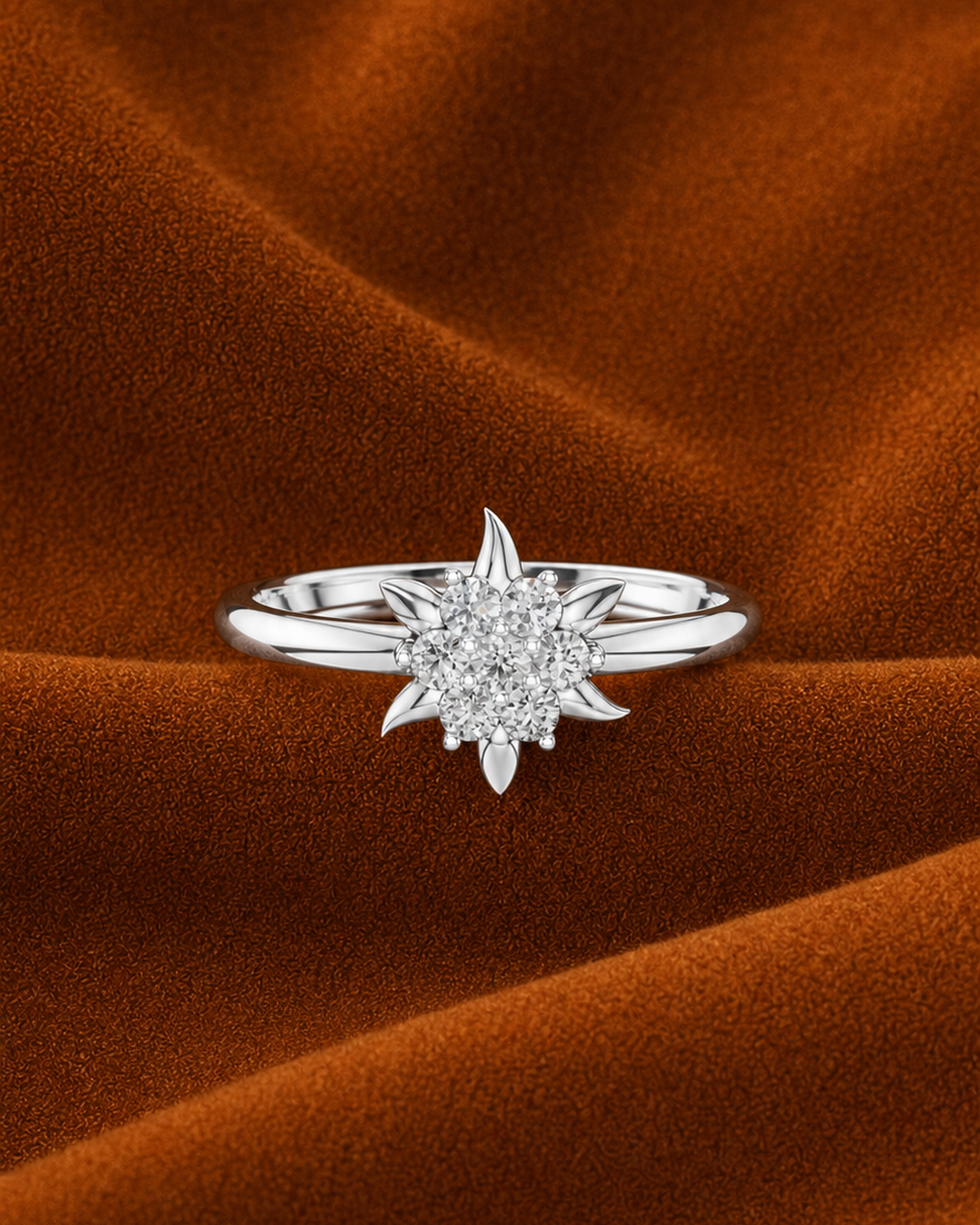 Starburst Petal Ring by MONICONIC