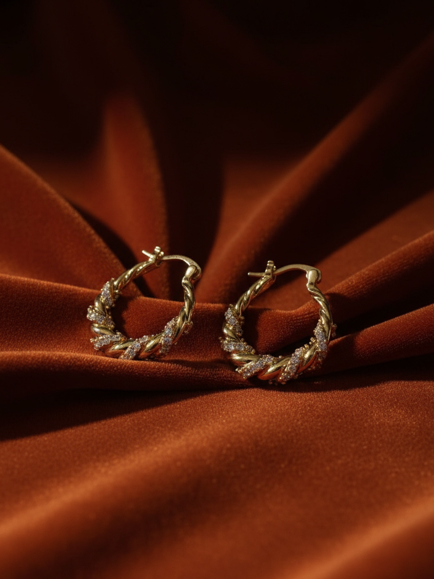 Twist Mirage Hoops