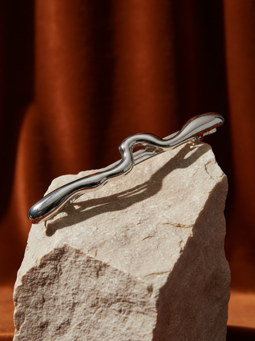 RIPPLE LINE BARRETTE
