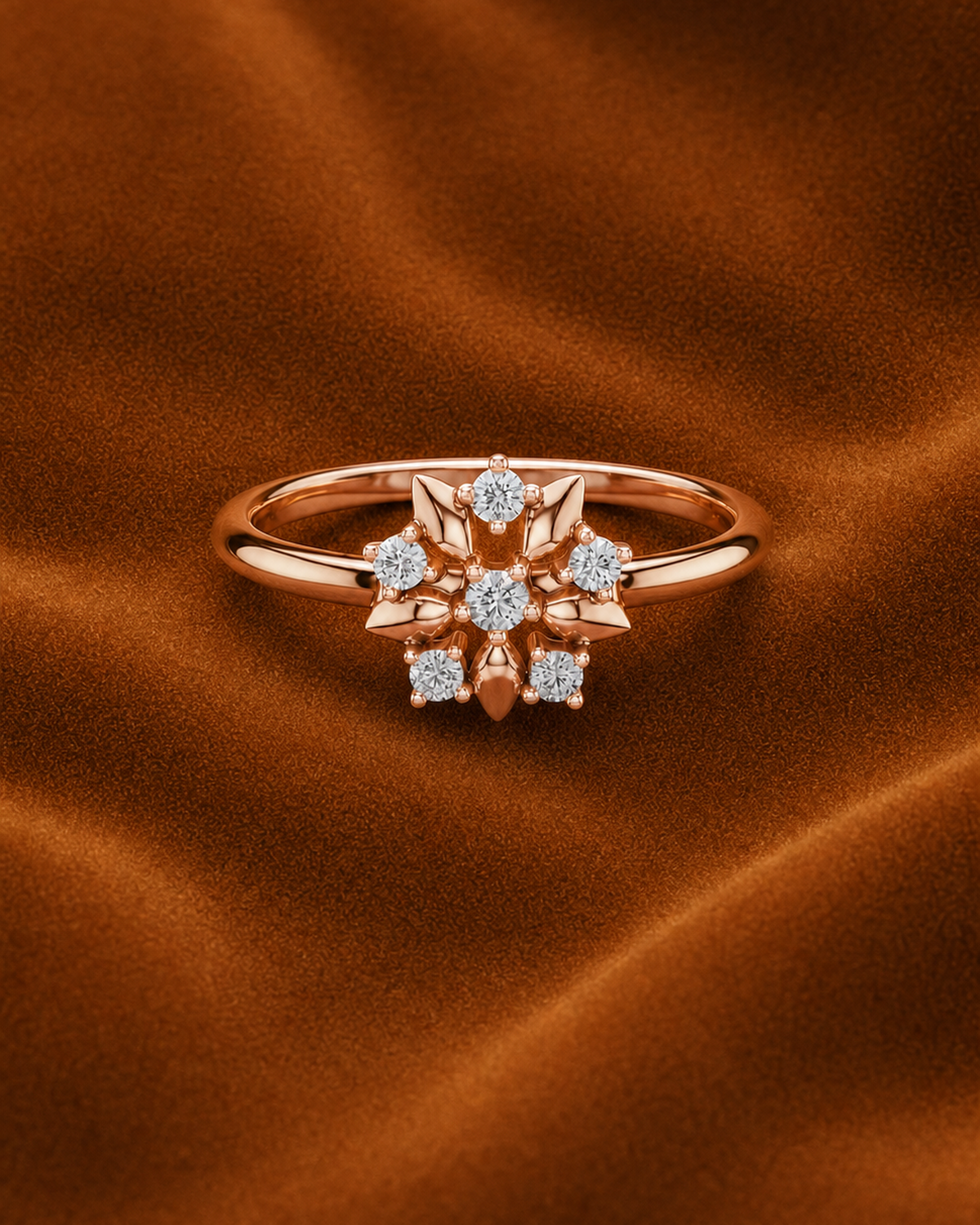 Floral Cluster Ring by MONICONIC