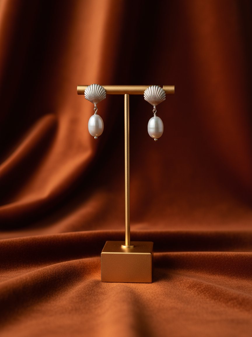 Seafoam Shell Drops