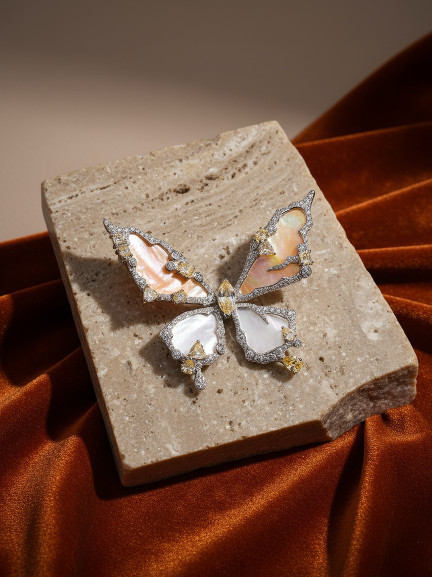 Butterfly Bloom Brooch