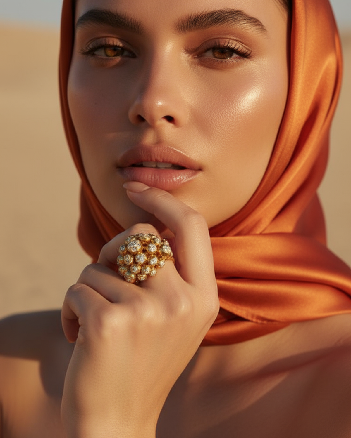 GOLDEN HOUR HALO DRIFT RING