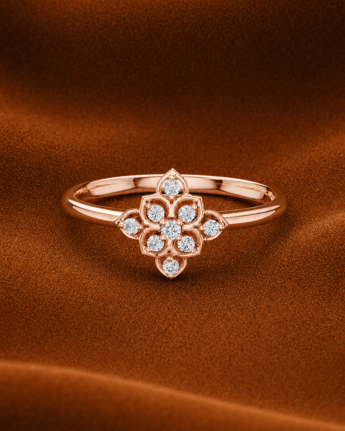 Quatrefoil Cluster Ring by MONICONIC