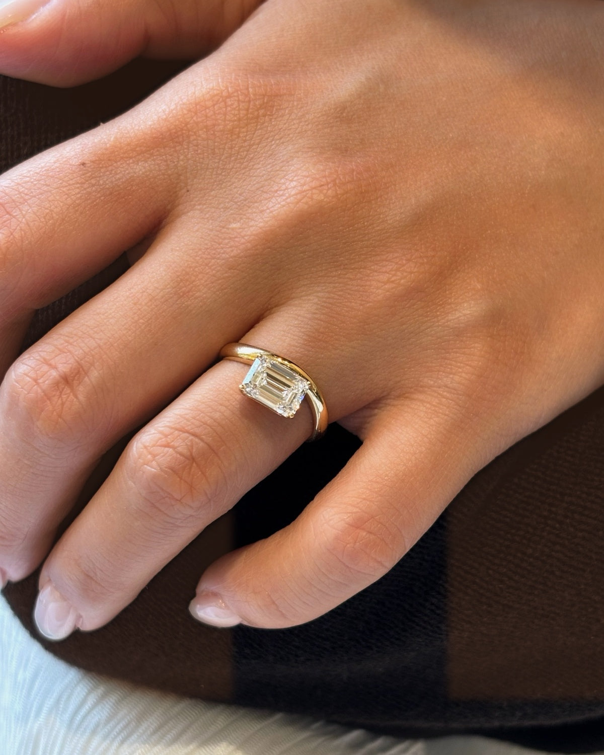 Aurelia Emerald Ring by MONICONIC