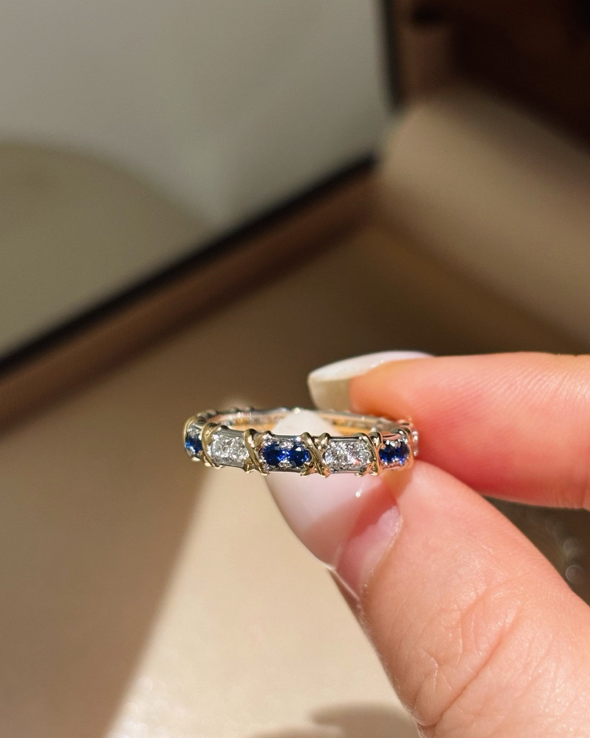 Arc Link Eternity Ring by MONICONIC