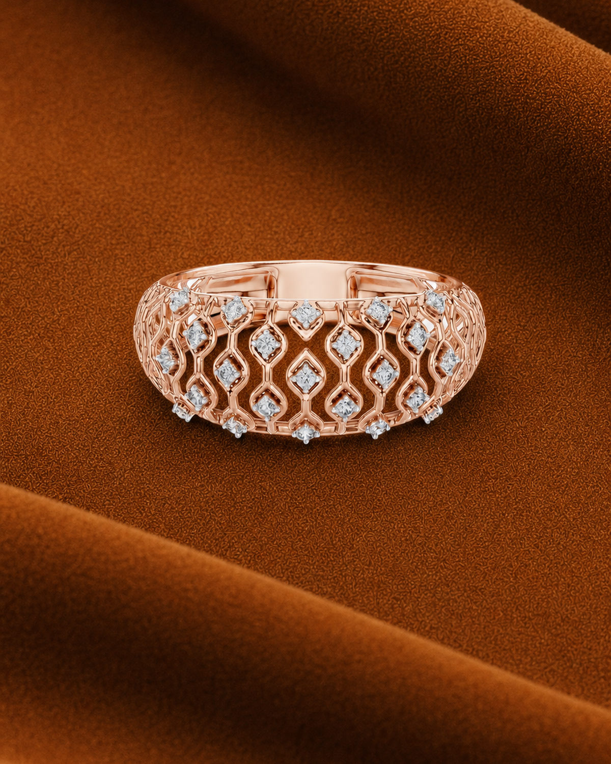 Lattice Diamond Band by MONICONIC