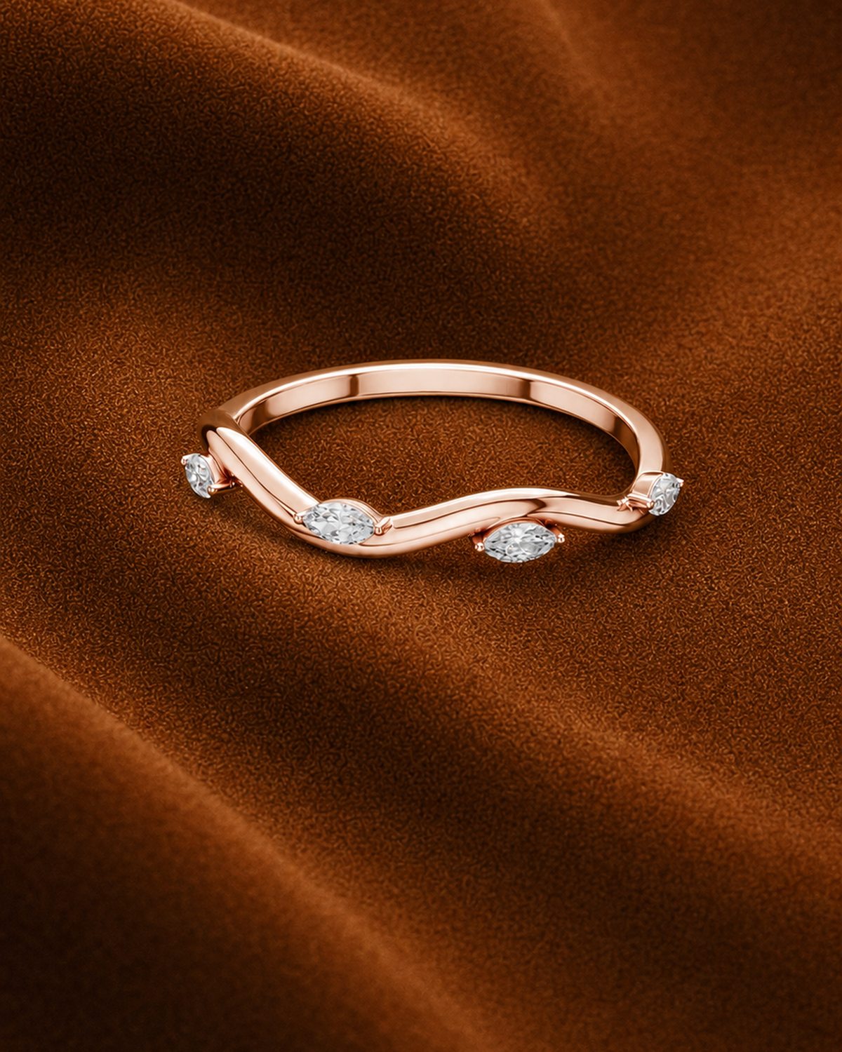 Marquise Wave Band by MONICONIC