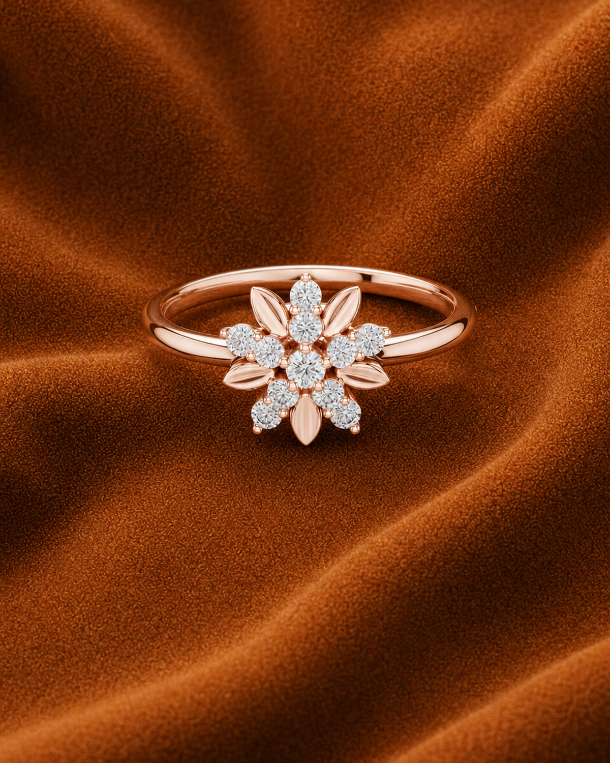 Floral Starburst Ring by MONICONIC