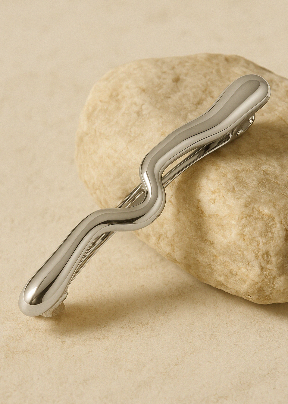 RIPPLE LINE BARRETTE