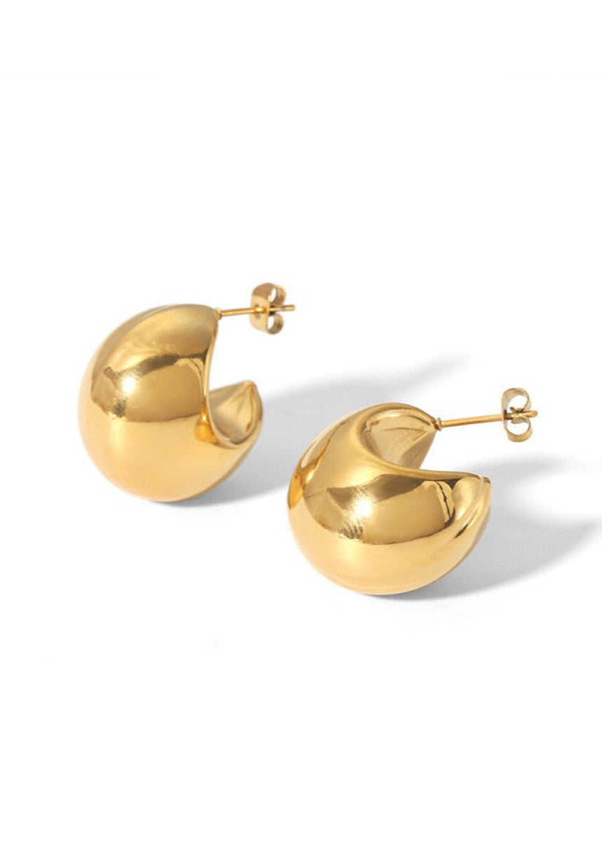Luna Dome Studs