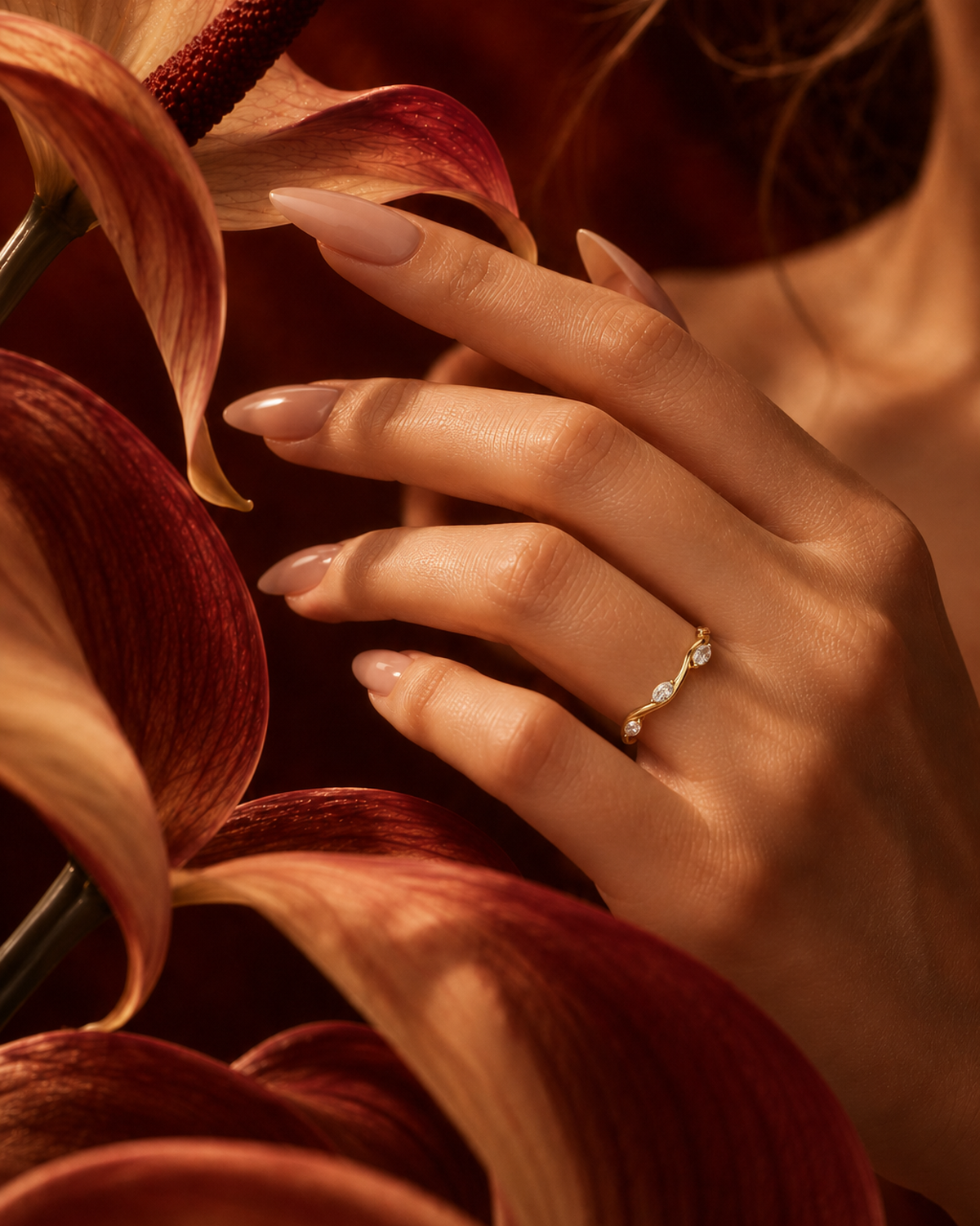 Marquise Wave Band by MONICONIC