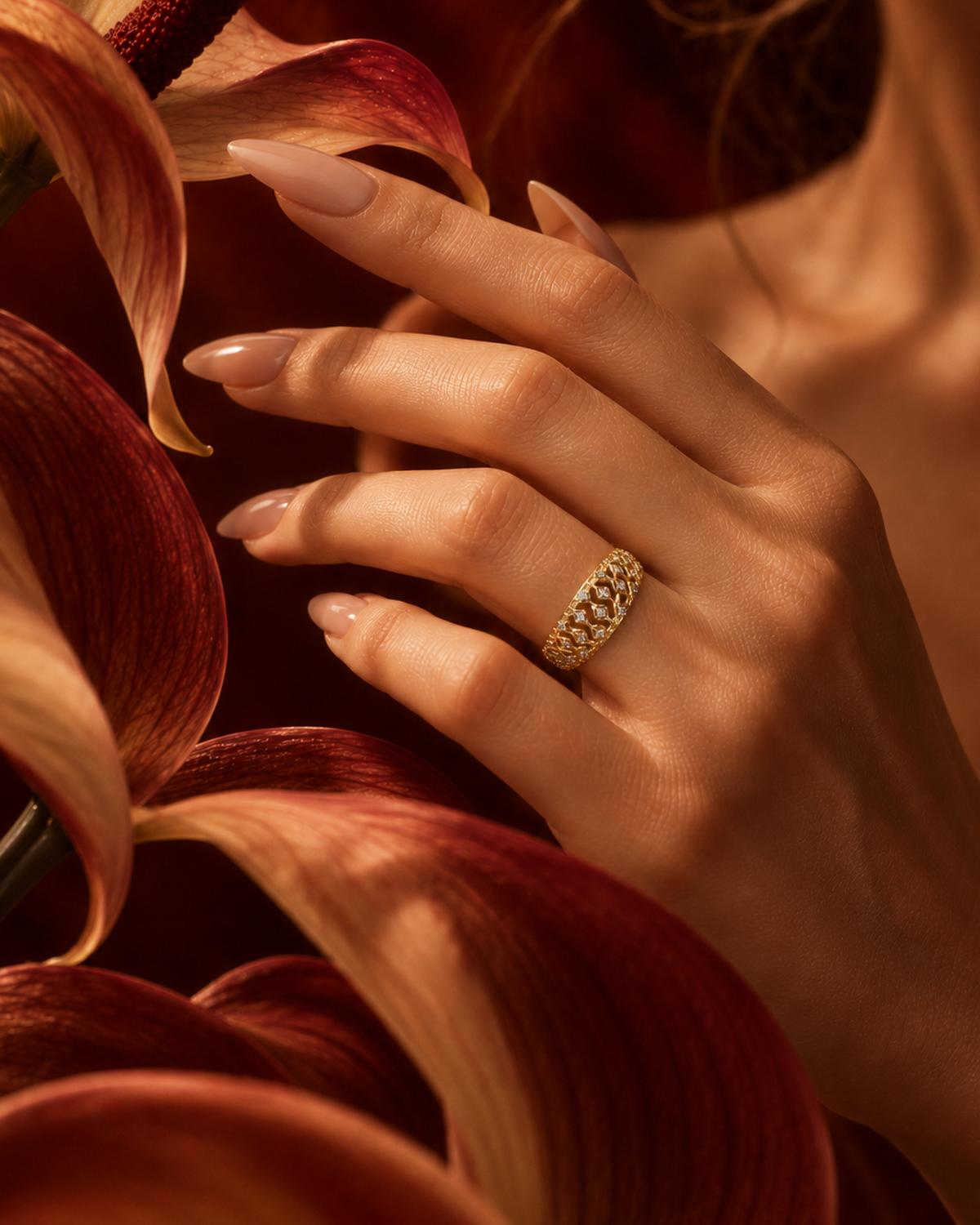 Lattice Diamond Band by MONICONIC
