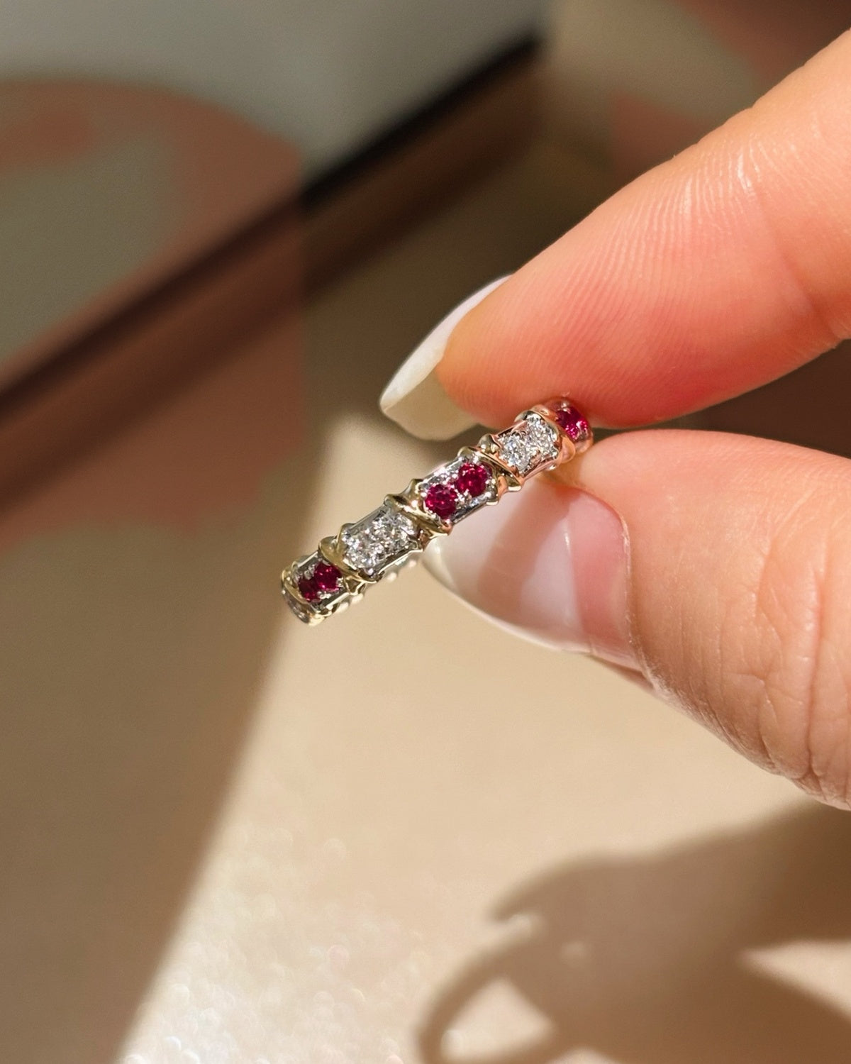 Arc Link Eternity Ring by MONICONIC
