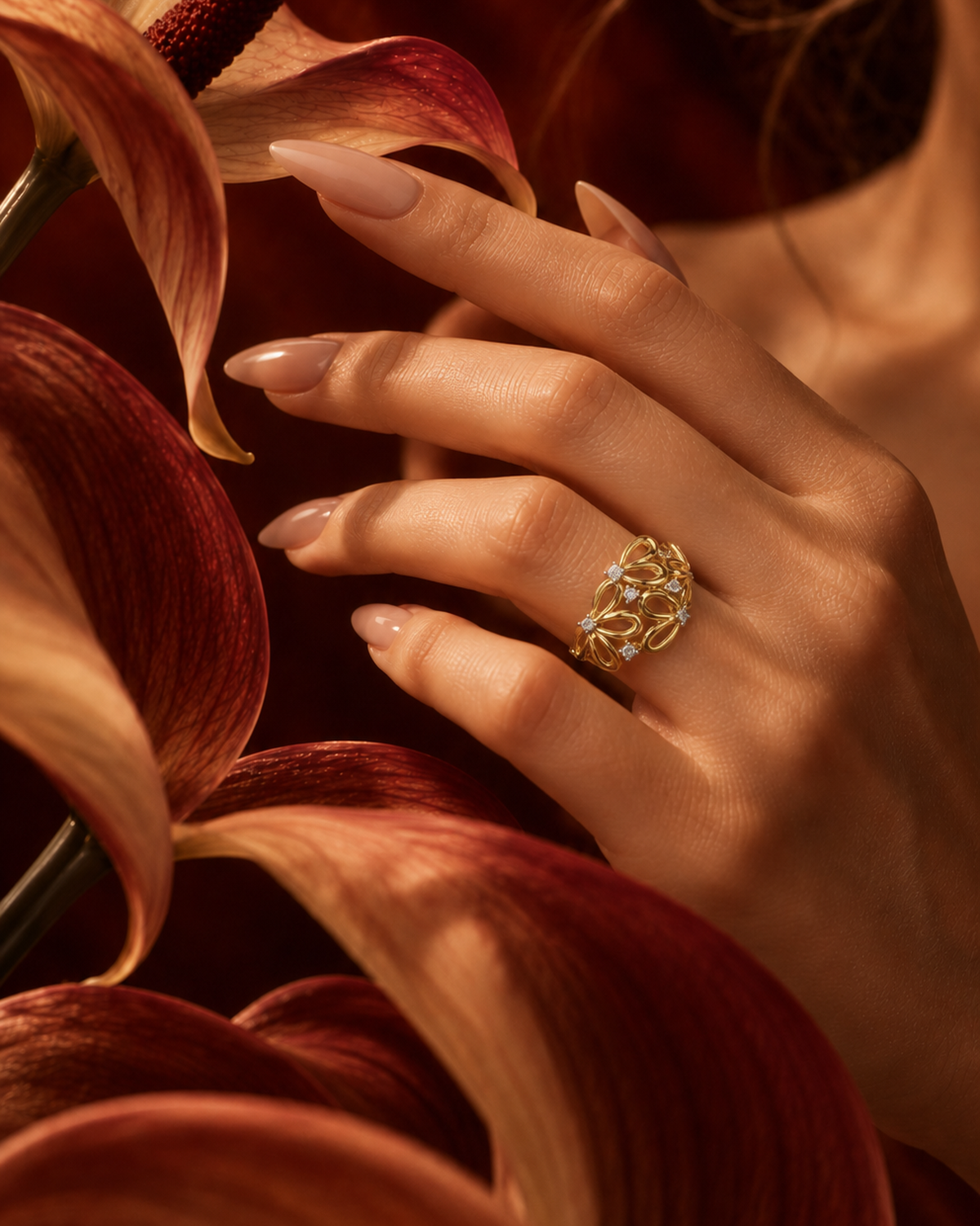Petal Bouquet Ring by MONICONIC