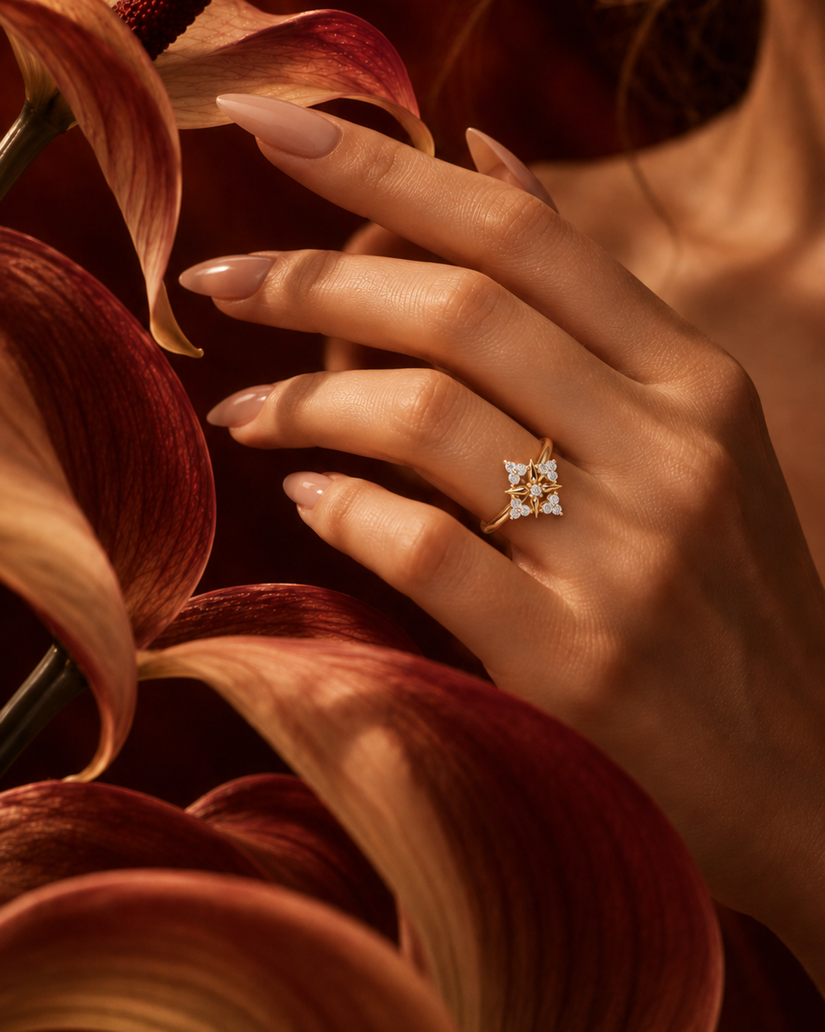 Starburst Cluster Ring by MONICONIC