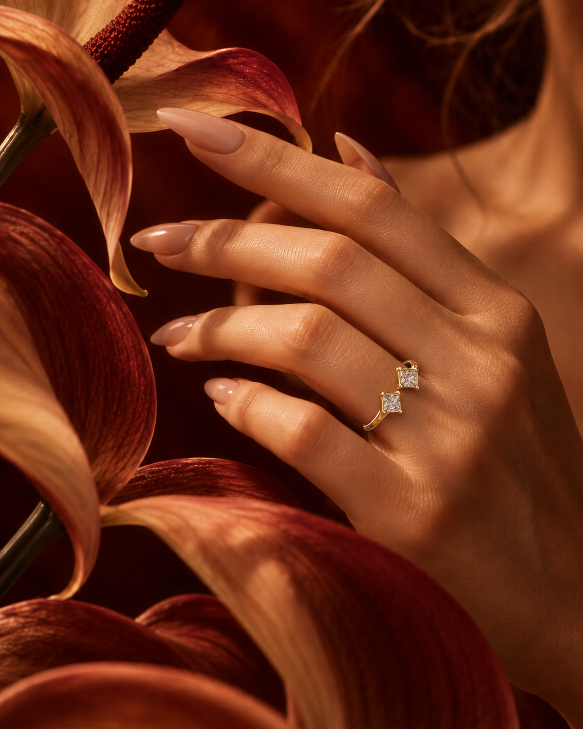 Princess Toi et Moi Ring by MONICONIC