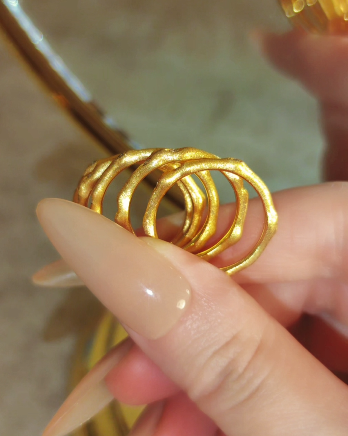 GOLDEN HOUR TIDE CREST RING