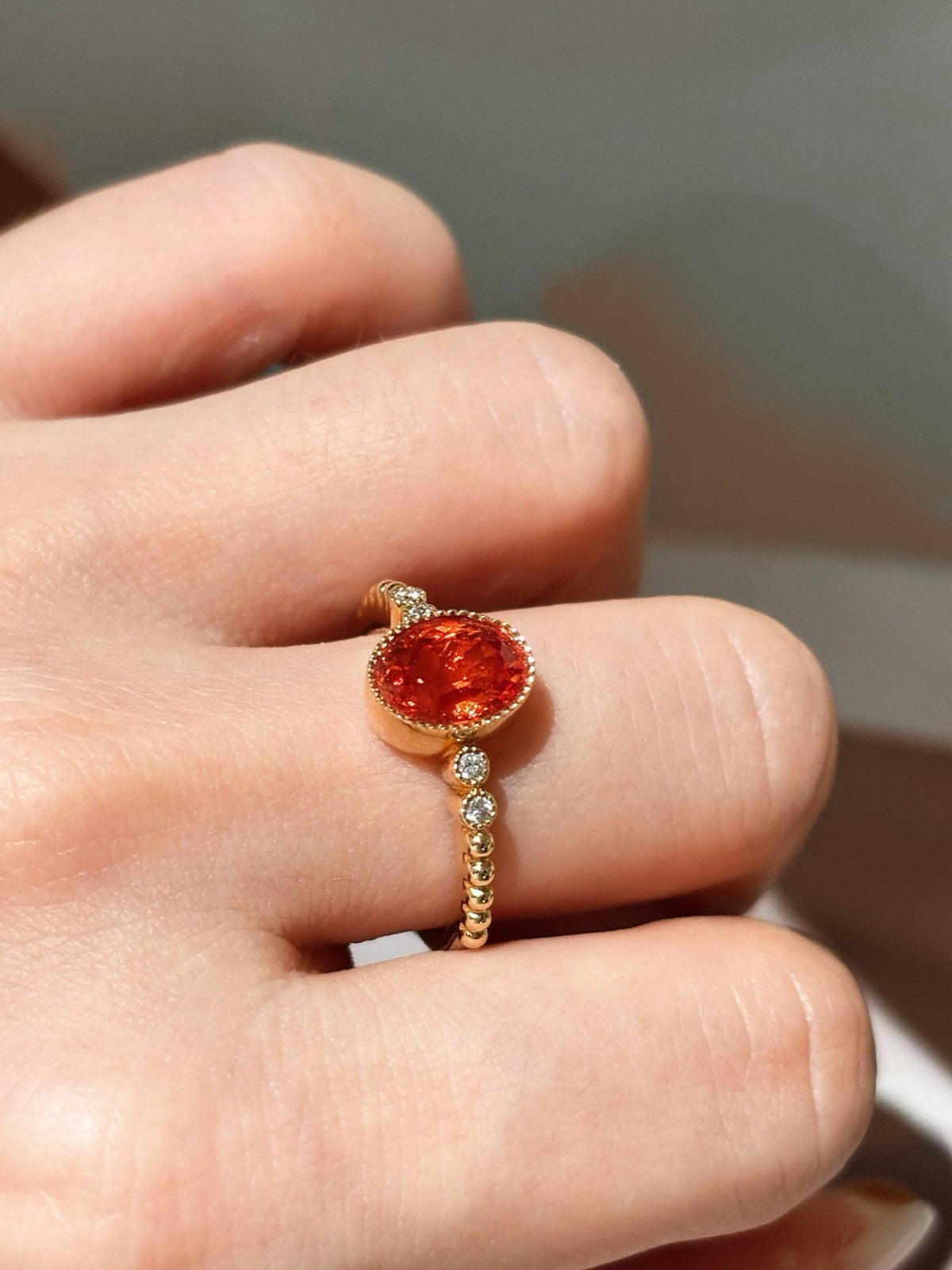 Aurelia Oval Ring by MONICONIC