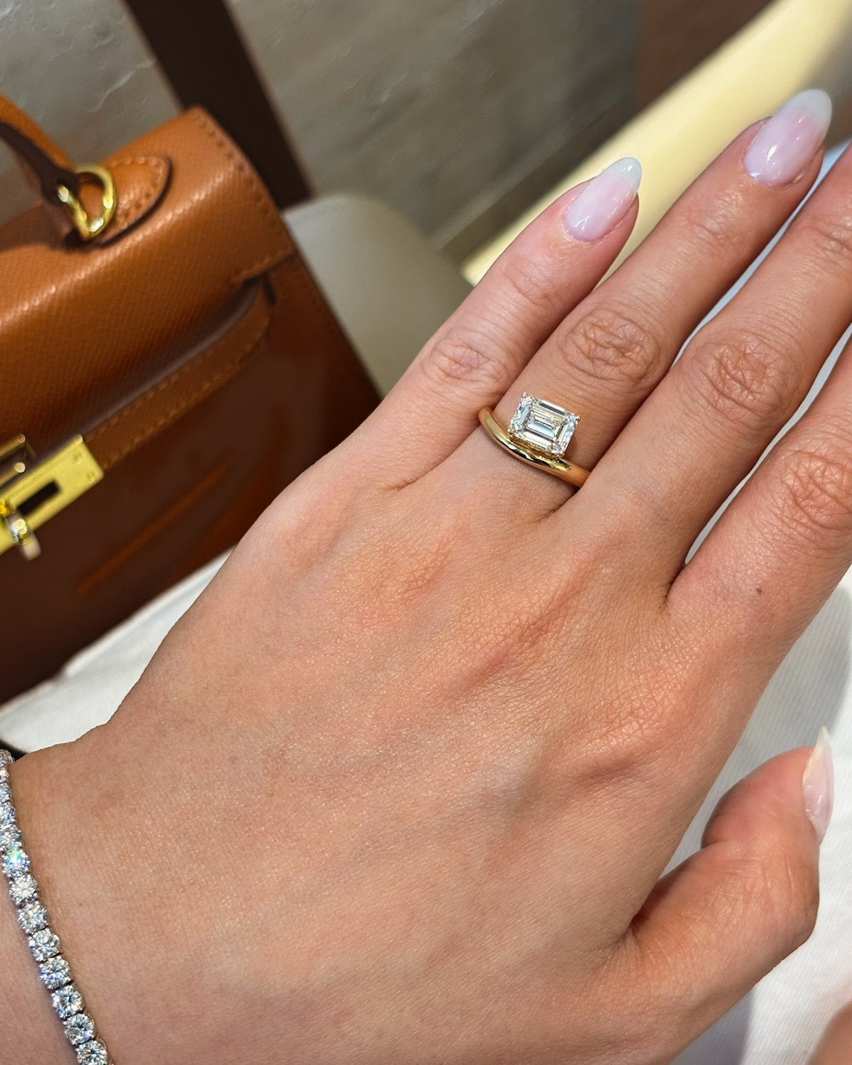 Aurelia Emerald Ring by MONICONIC