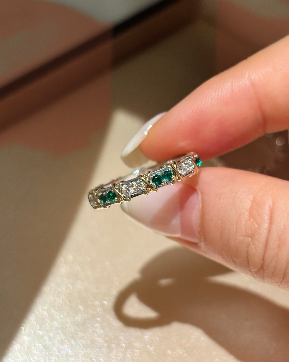 Arc Link Eternity Ring by MONICONIC