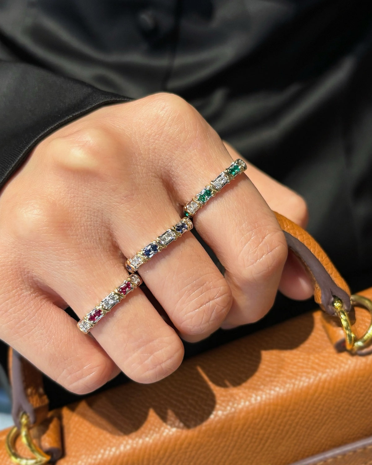 Arc Link Eternity Ring by MONICONIC
