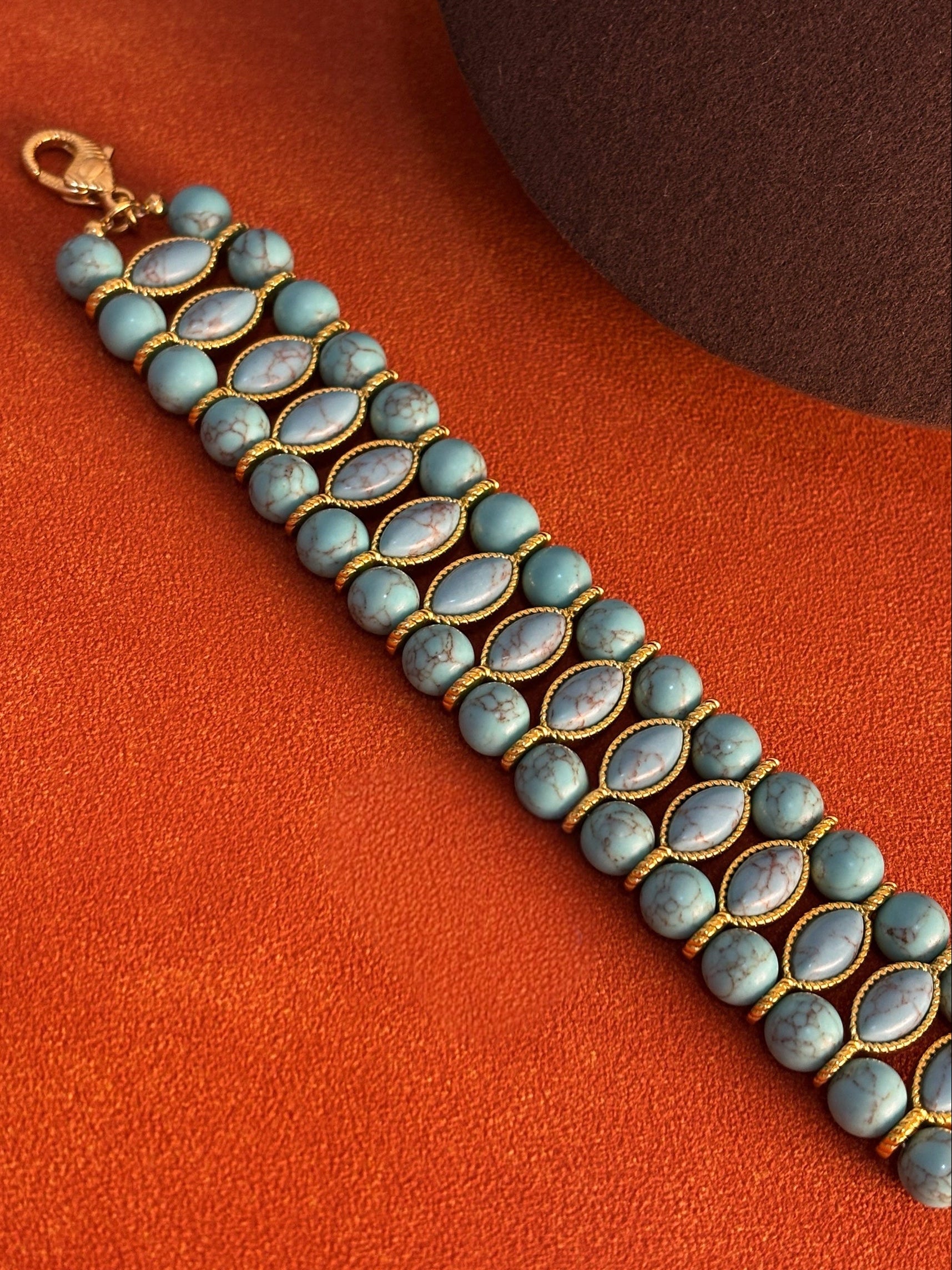 Turquoise Marquise Bracelet