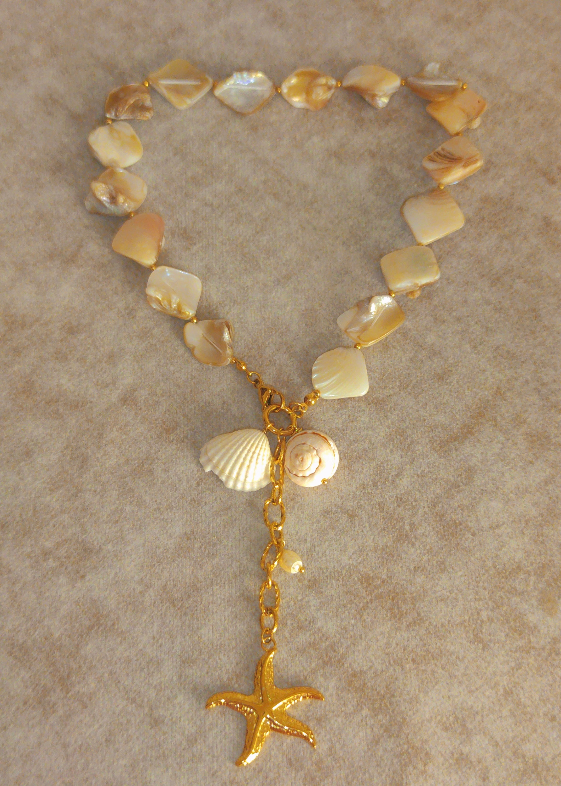 Shell Reverie Drop Necklace