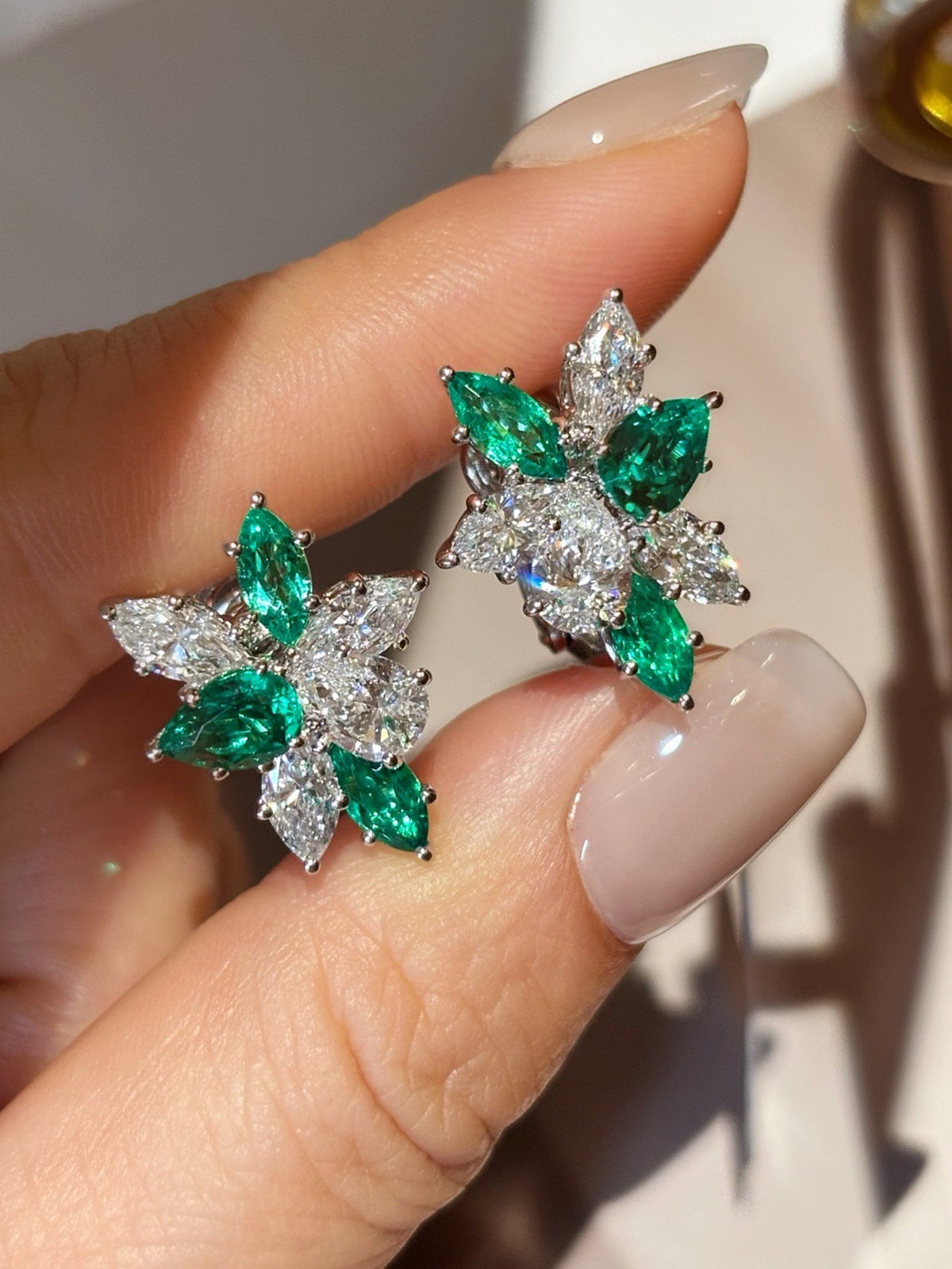 Verdant Petal Stud Earrings by MONICONIC