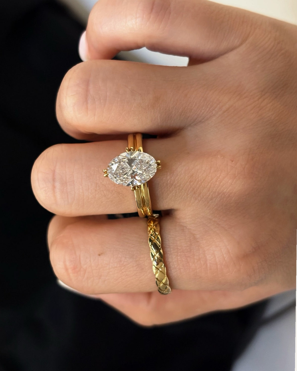 Aster Oval Ring by MONICONIC