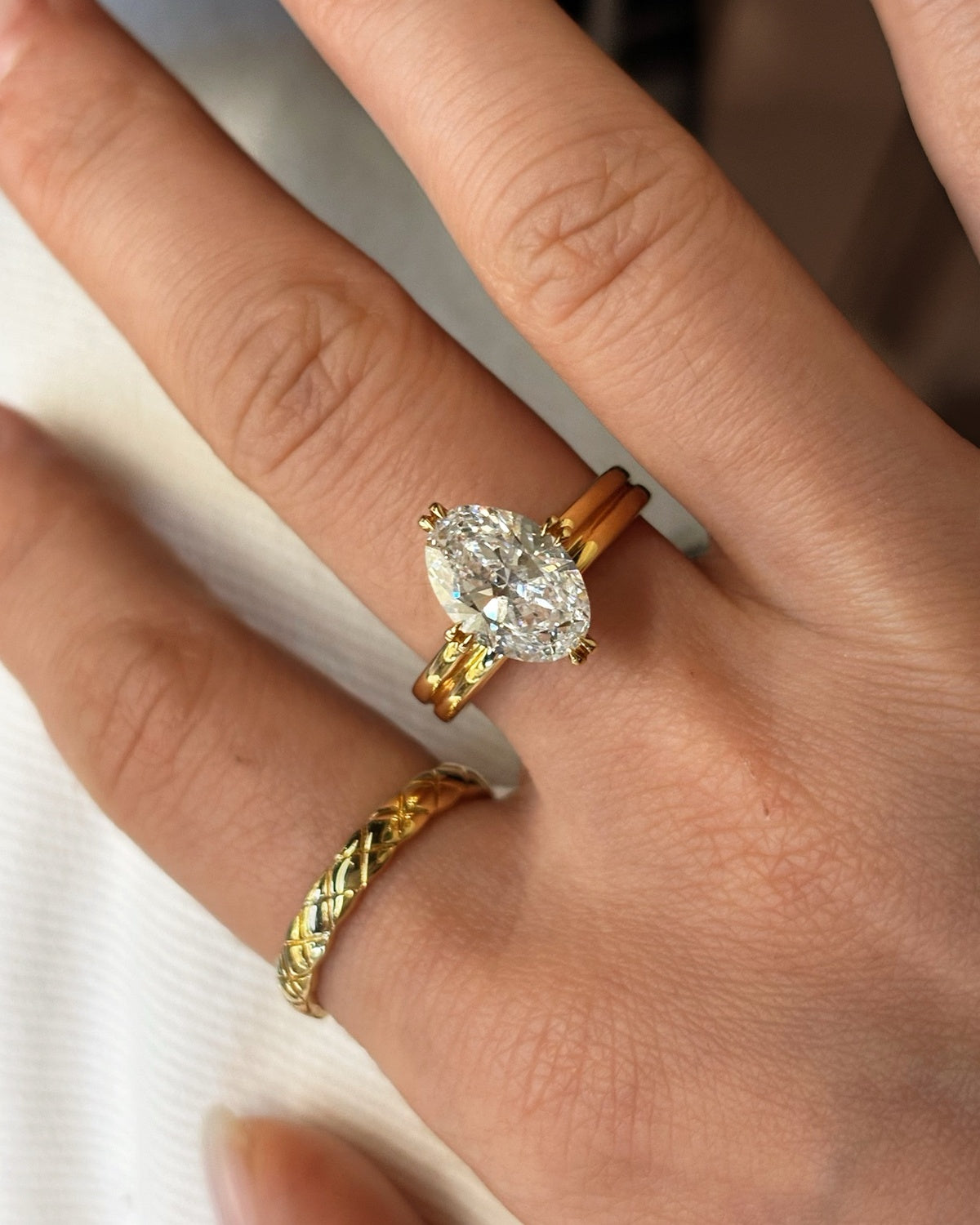 Aster Oval Ring by MONICONIC