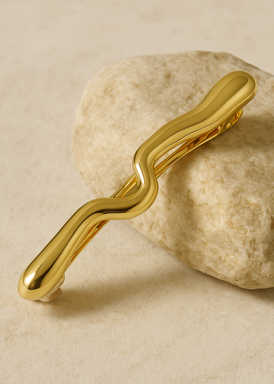RIPPLE LINE BARRETTE