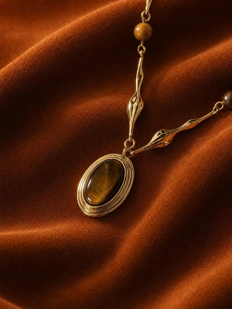 Tiger’s Eye Pendant Necklace
