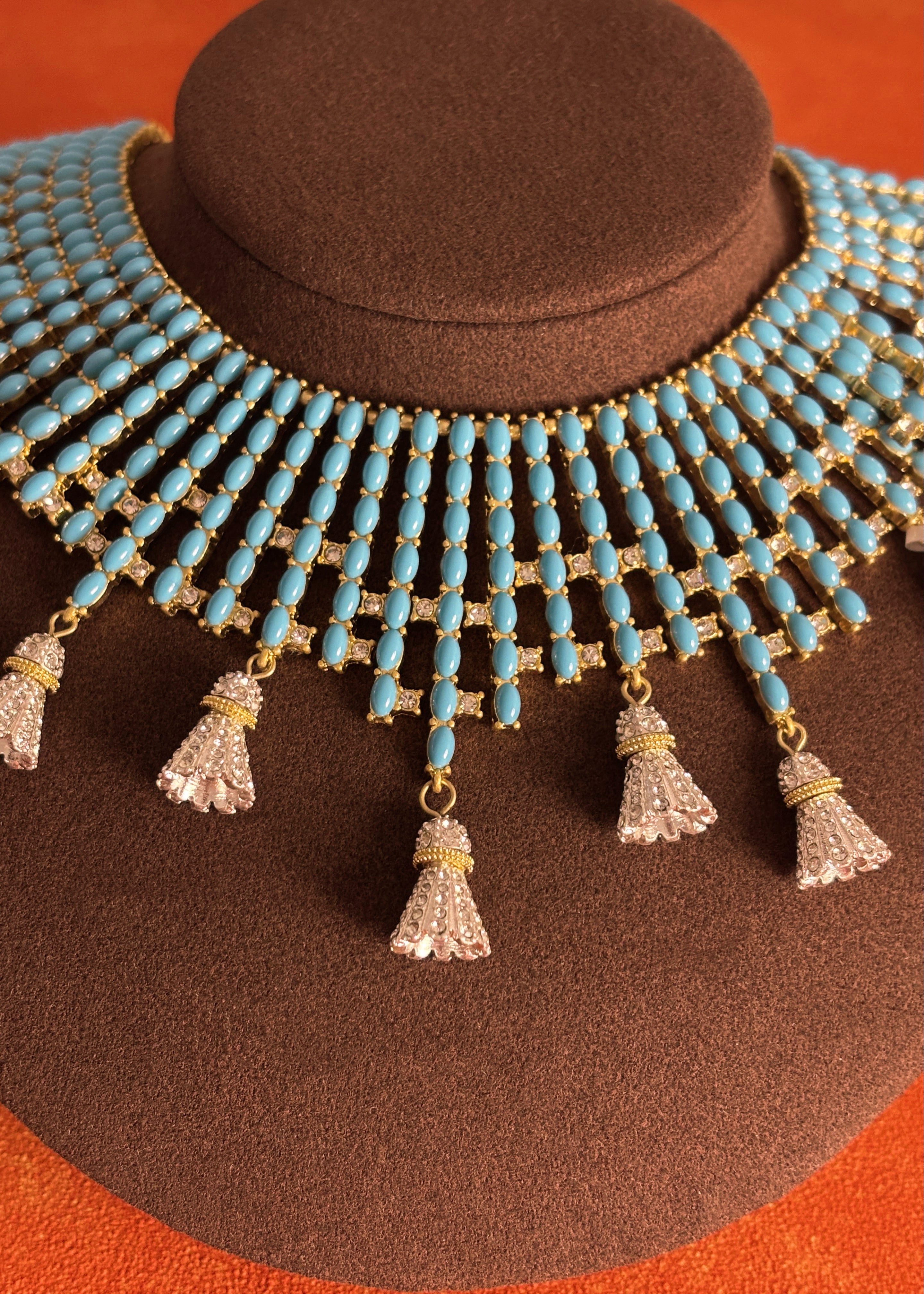 Azure Fringe Collar