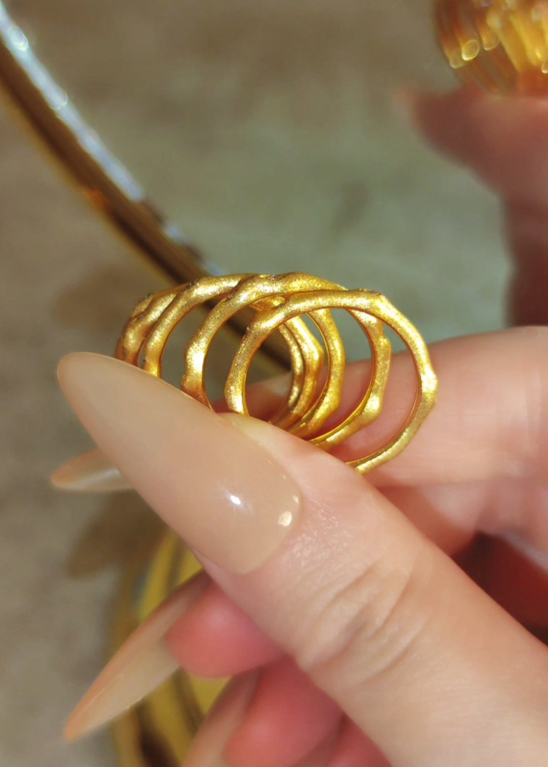 GOLDEN HOUR TIDE CREST RING