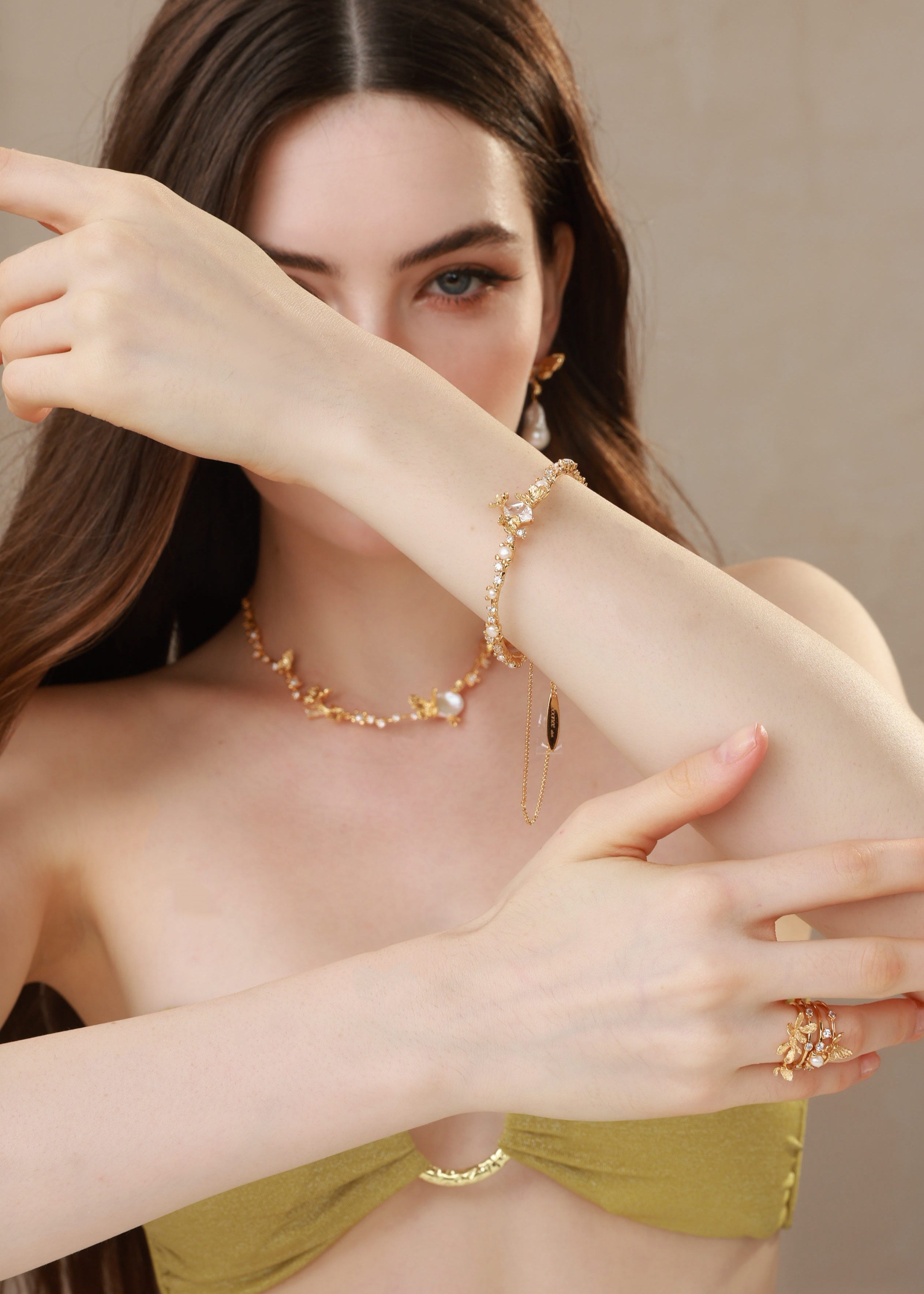 Butterfly Dusk Chain Cuff