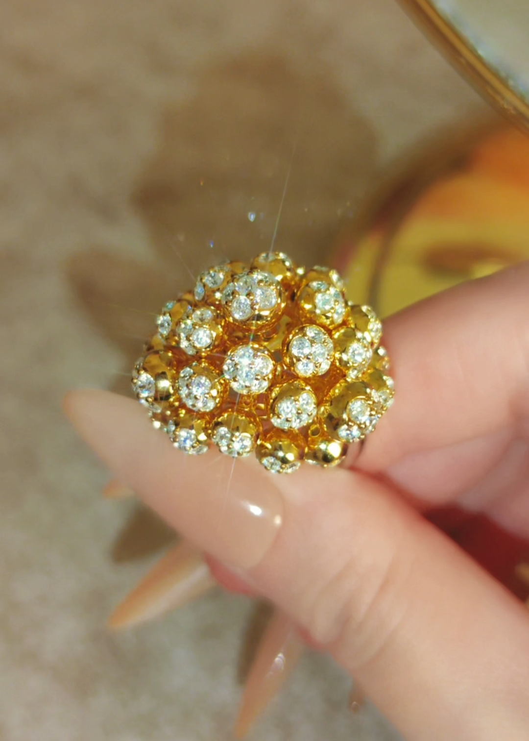 GOLDEN HOUR HALO DRIFT RING