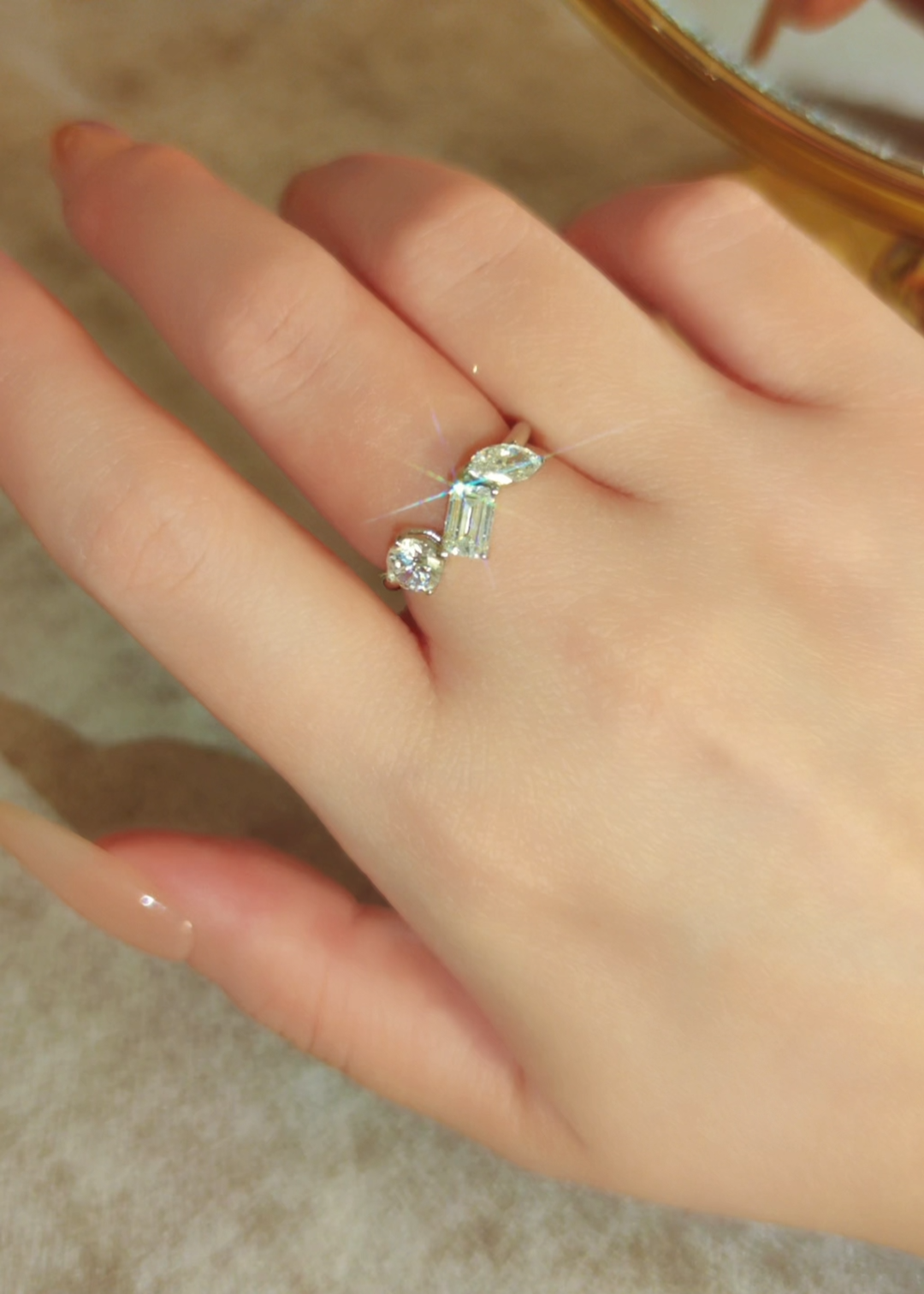 Prism Cluster Ring
