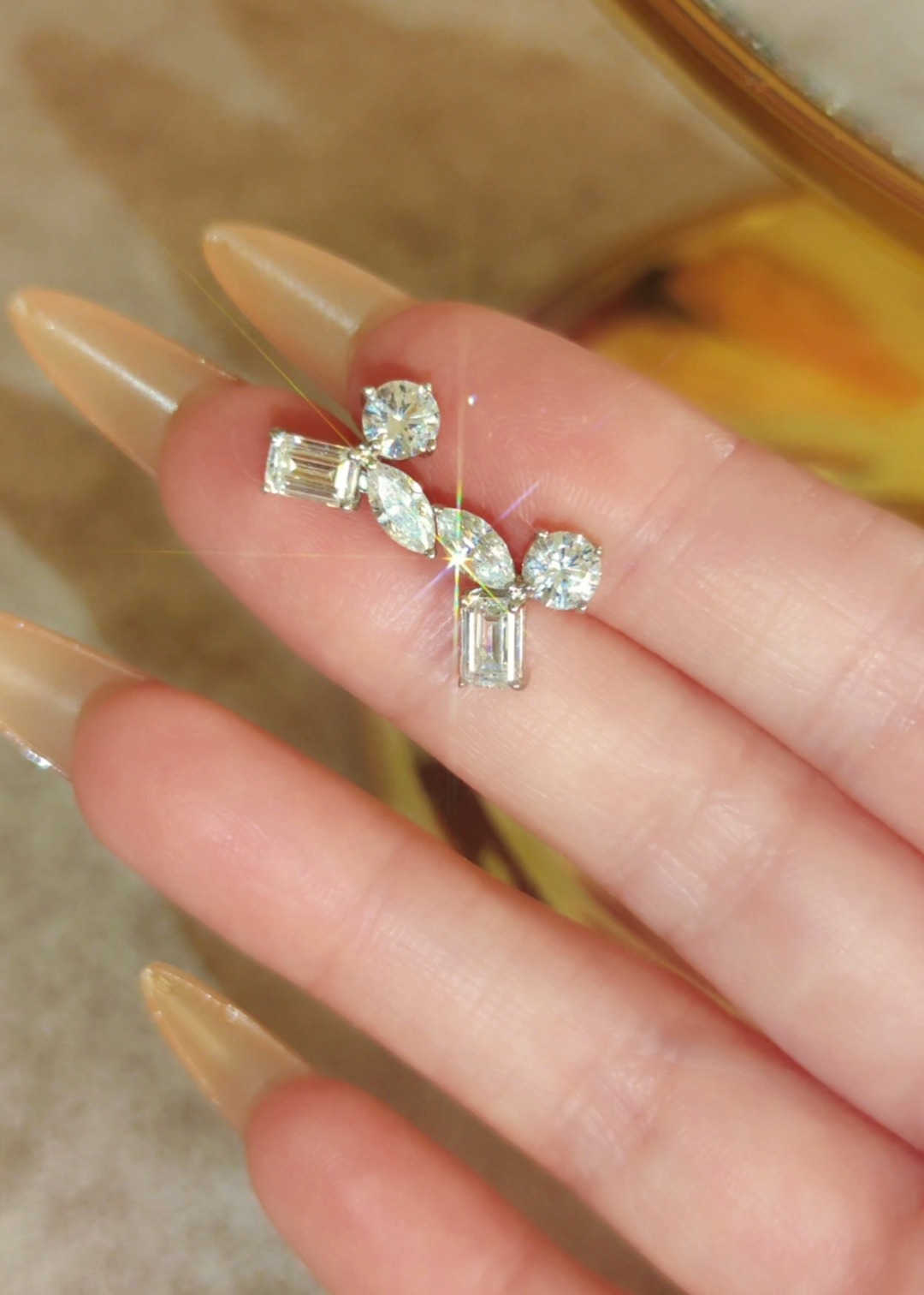Prism Cluster Studs