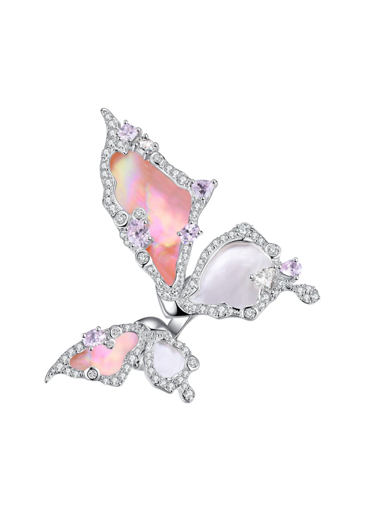 Butterfly Bloom Poppy Ring