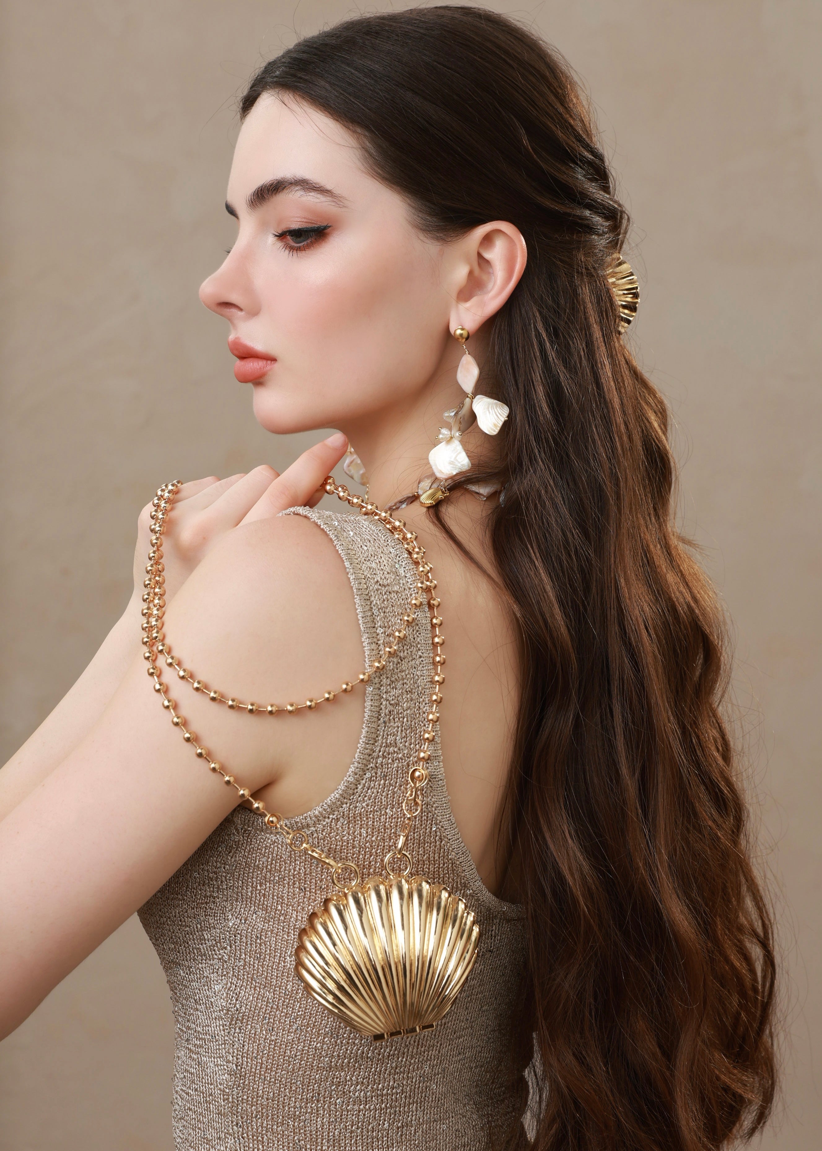 Shell Reverie Drop Earrings