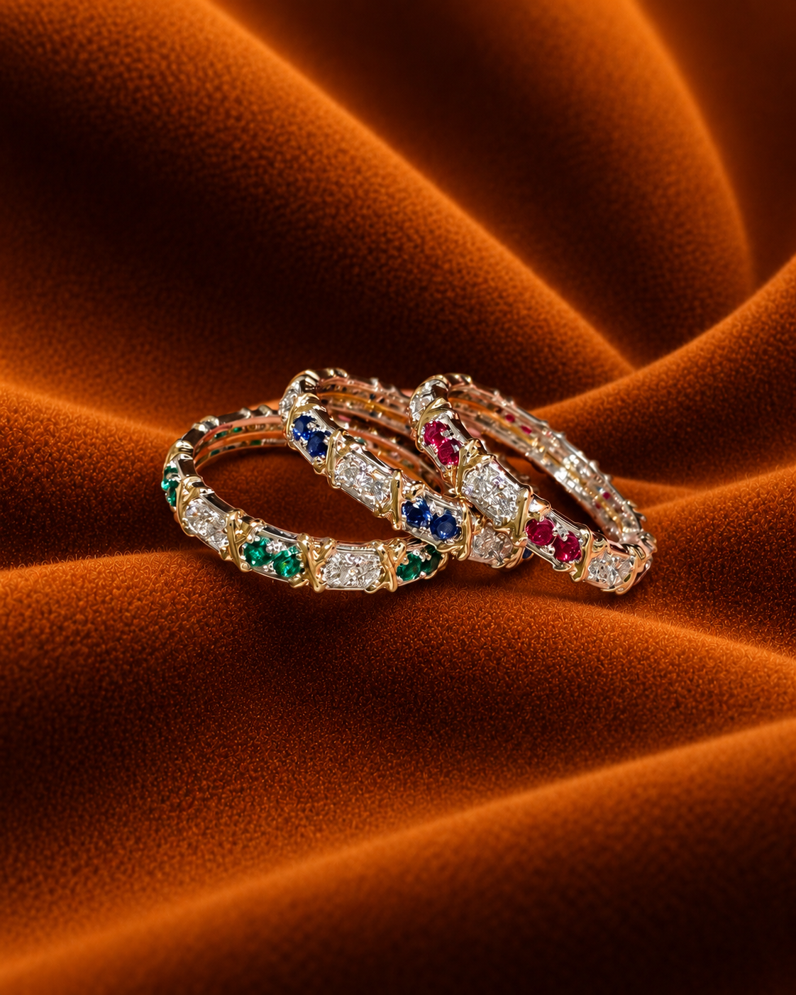 Arc Link Eternity Ring by MONICONIC