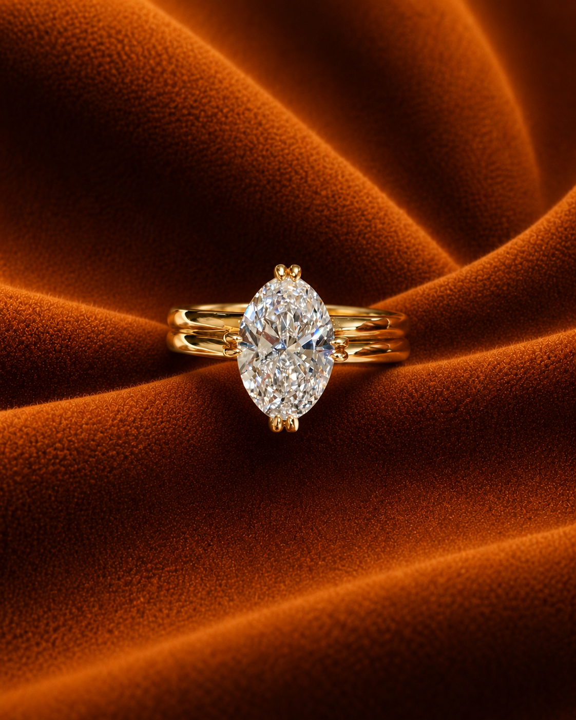 Aster Oval Ring by MONICONIC