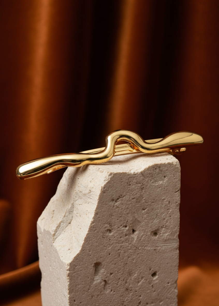 RIPPLE LINE BARRETTE