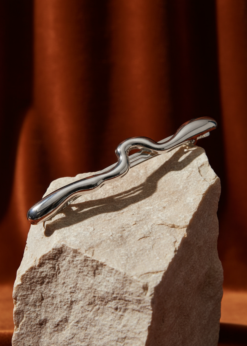 RIPPLE LINE BARRETTE