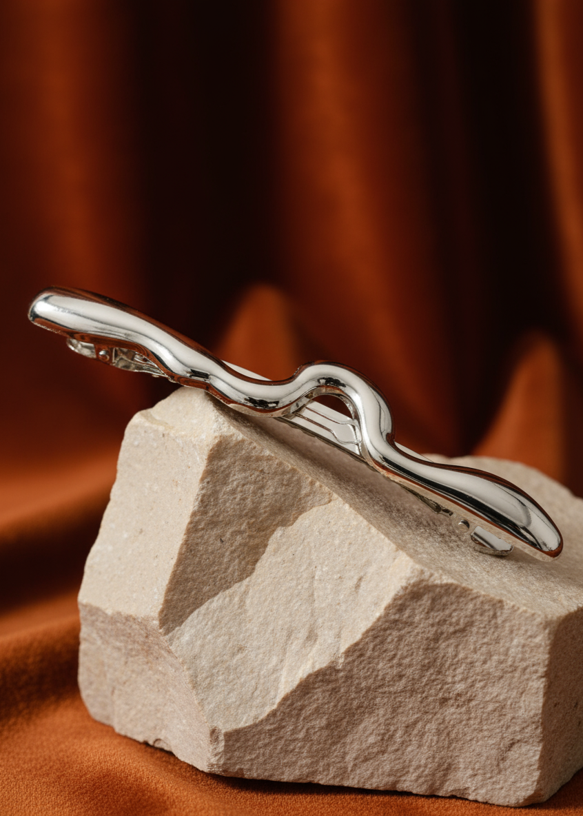 RIPPLE LINE BARRETTE