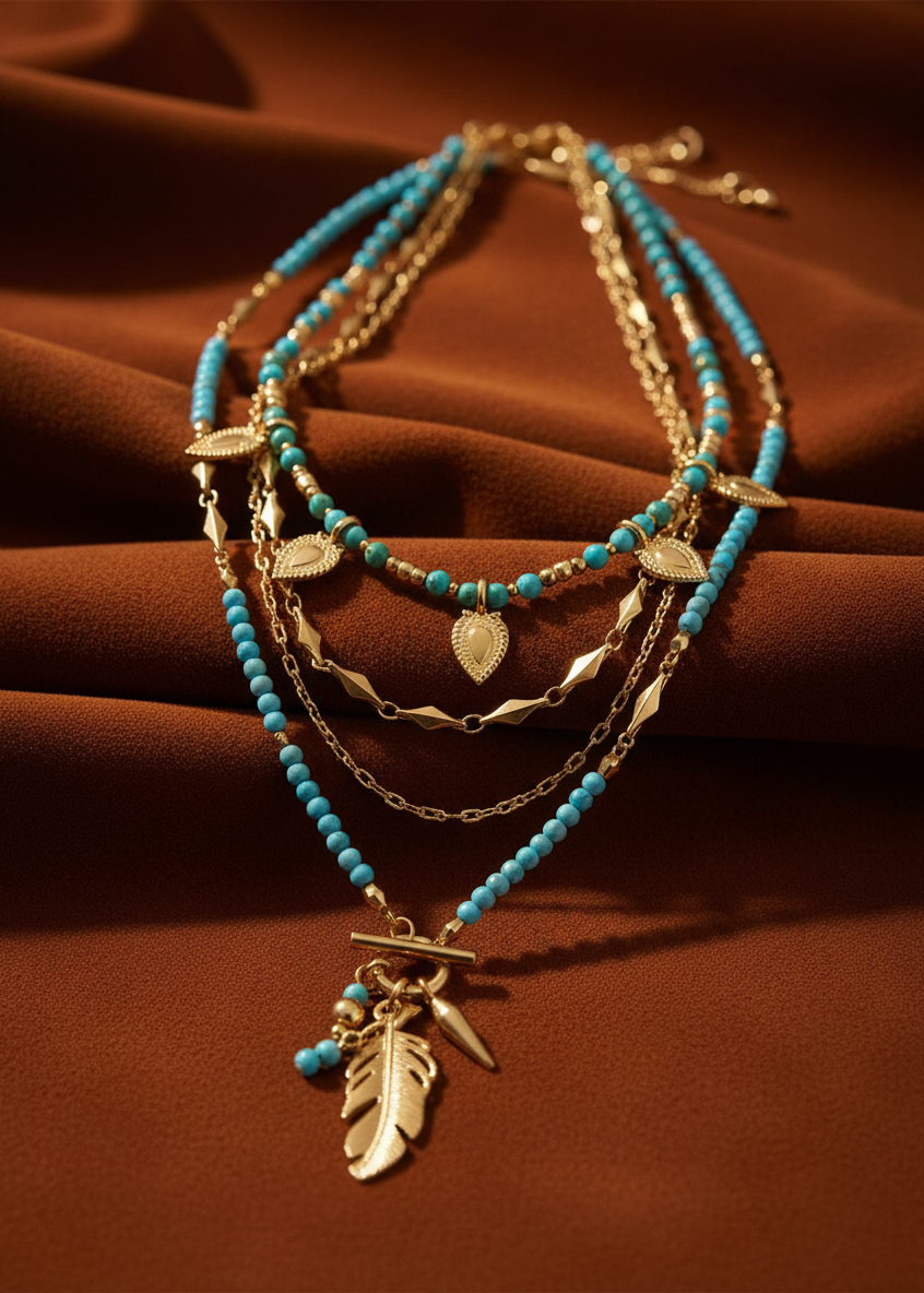 Turquoise Statement Layers