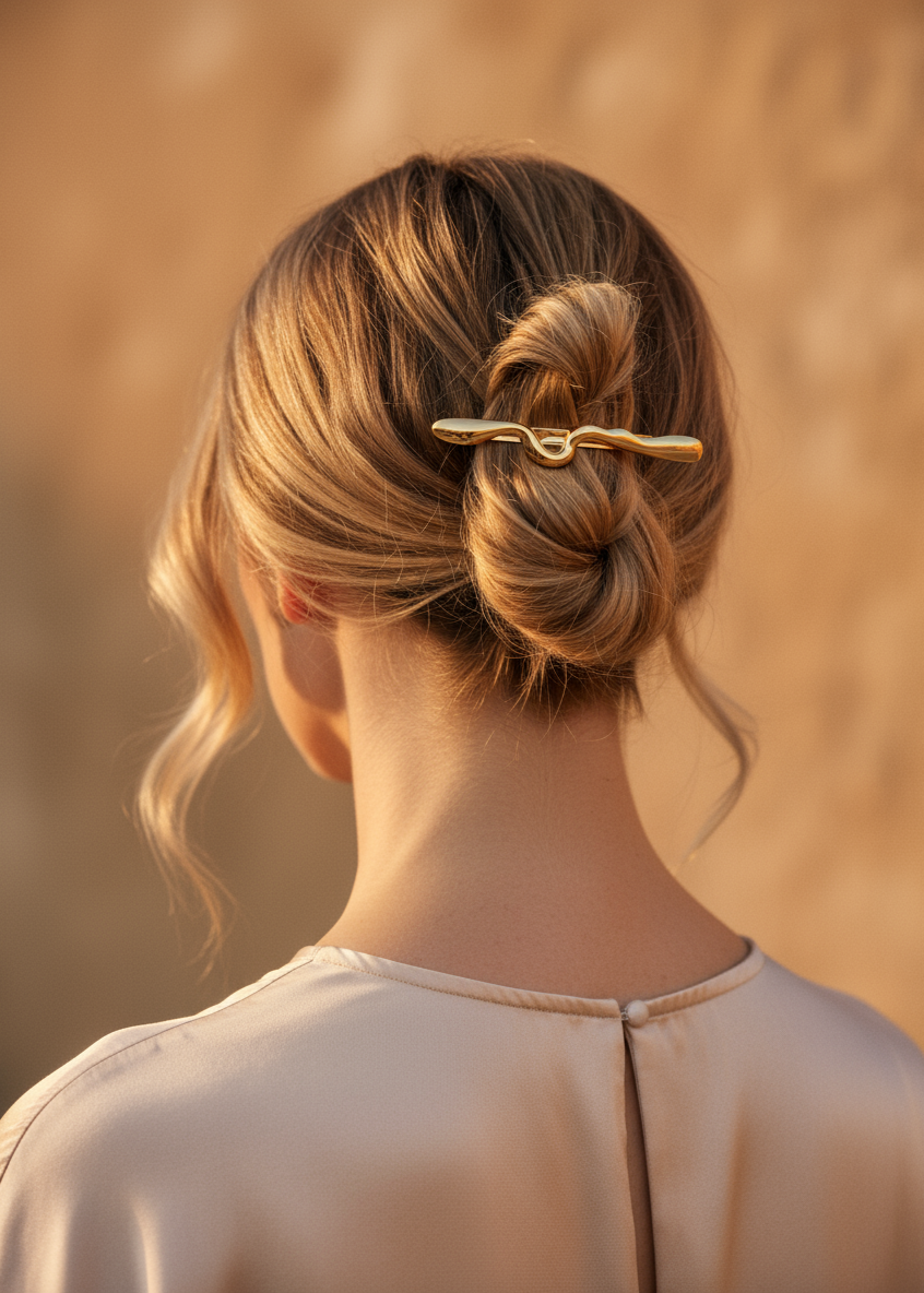 RIPPLE LINE BARRETTE